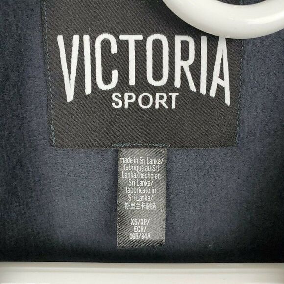 Victoria’s Secret Victoria Sport Gray Leopard Print Pullover Sweatshirt sz XS - Picture 2 of 5
